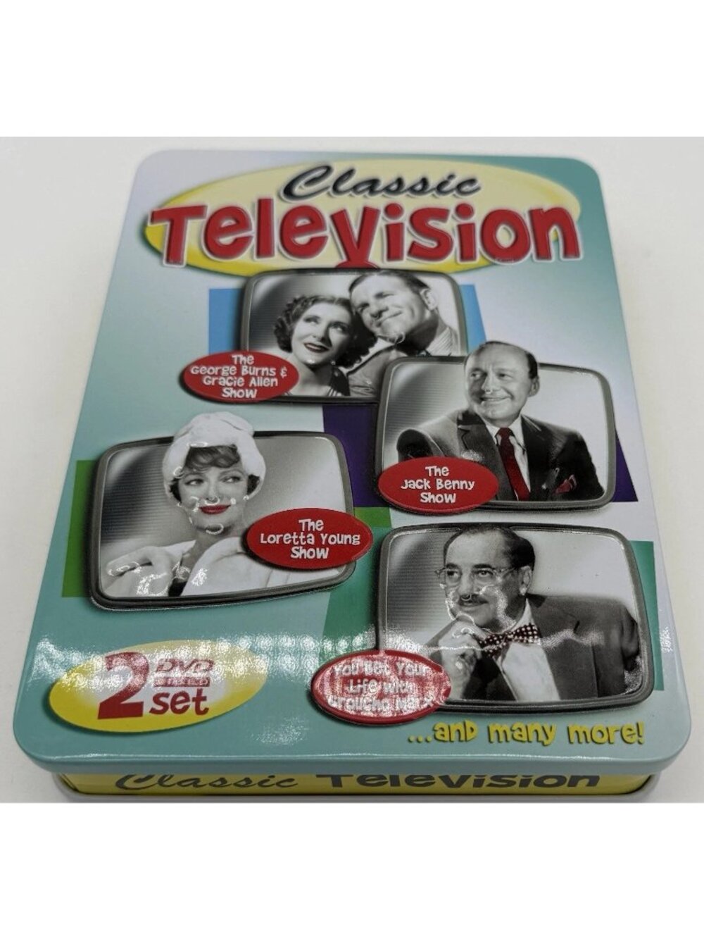 Classic Television Collector’s Embossed Tin 2 DVD SET!  New Without Seal